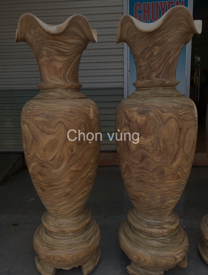 Lục bình gỗ hương đỏ và cẩm vàng